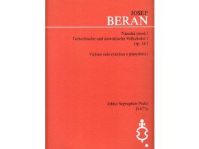 Beran - Národní písně op. 14/I