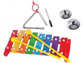 dětské hudební nástroje sady pp world percussion pk09 music box