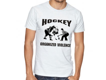 Pánské tričko Hokej organizované násilí