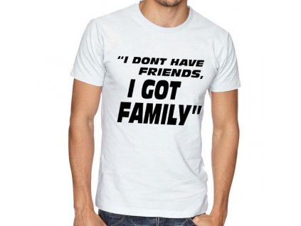 Pánské tričko Rychle a zběsile rodina