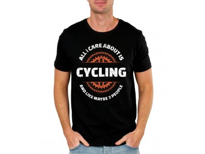Pánské tričko Vše co mě zajímá je cyklistika