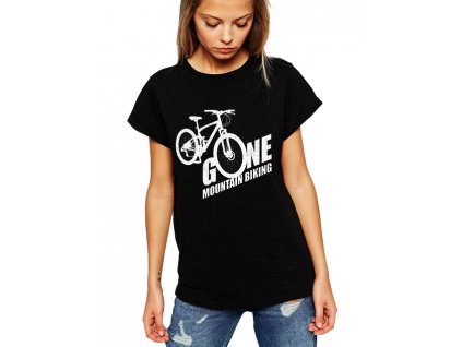 Dámské tričko Horská jízda na kole