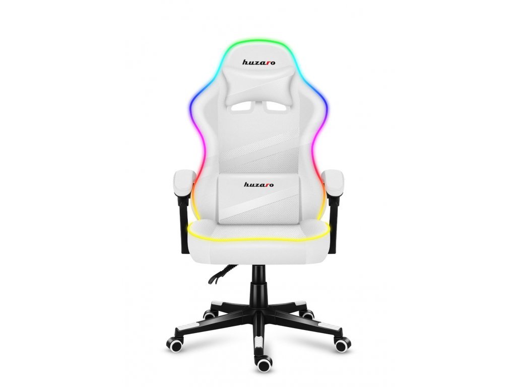 Gamer szék HUZARO FORCE 4.4 RGB White