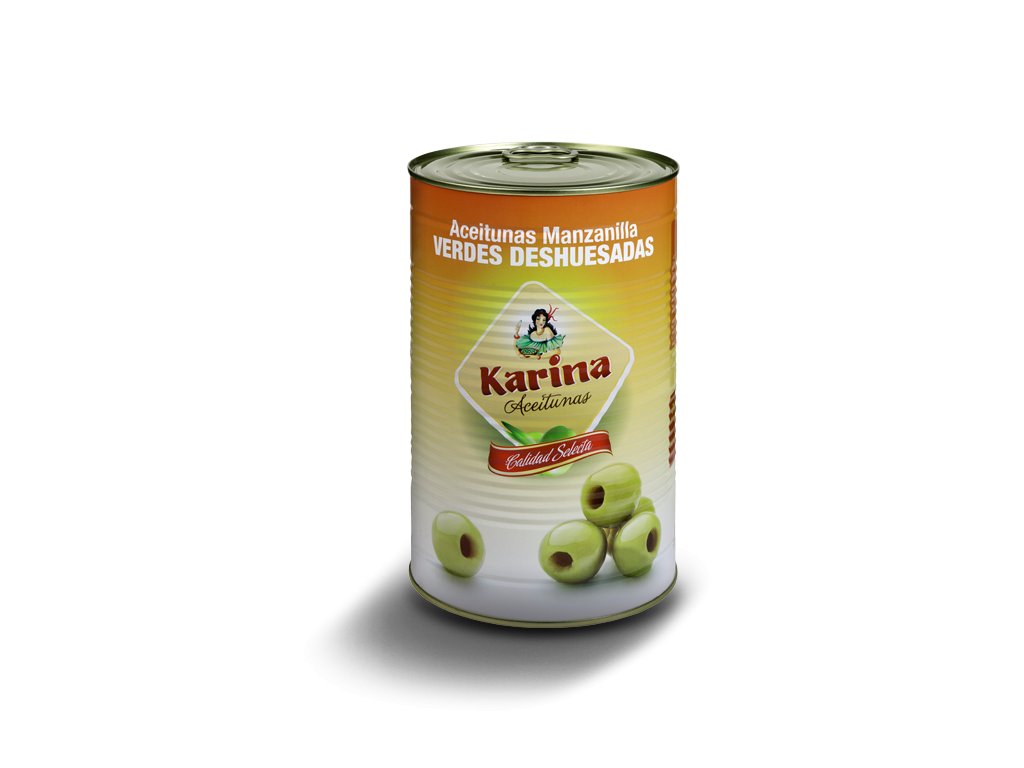 Karina Olivy zelene vykostkovane 4300g konzerva