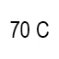 70 C