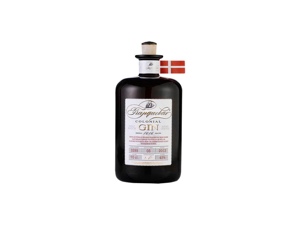 Tranquebar Colonial Dry Gin 45% 0,7