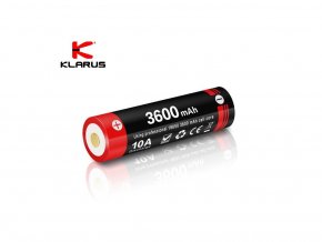 Micro-USB dobíjacia Li-iónová batéria 18650 Klarus 18GT-36UR