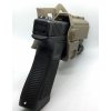 Taktické pistolové pouzdro holster na zbraň s baterkou (Glock 17) - písková, černá (Barva Písková)