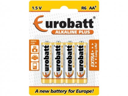 Batérie LR06 Alkaline Plus AA - LR06-BP4 - 4ks