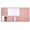 1725 innocent luxury pu leather 5 in 1 set for macbook pro retina 15 pink