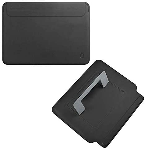 WiWU PU Leather Slim Skin Pro Sleeve for MacBook 16" MagSafe - Black