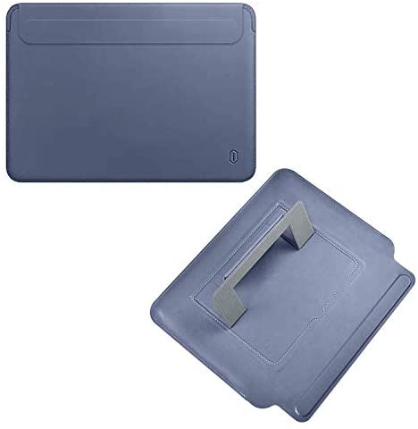 WiWU PU Leather Slim Skin Pro Sleeve for MacBook 14" MagSafe - Navy Blue