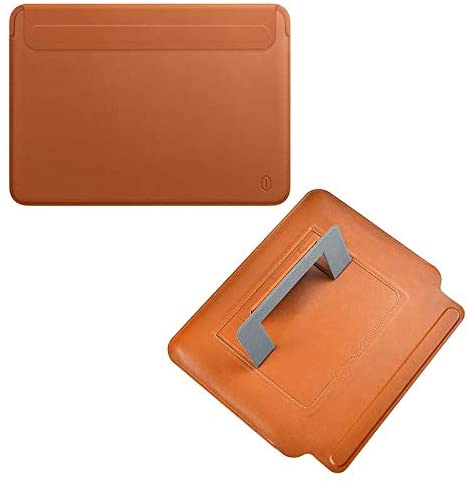 WiWU PU Leather Slim Skin Pro Sleeve for MacBook 14" MagSafe - Brown