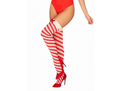Vánoční punčochy Kissmas stockings - Obsessive