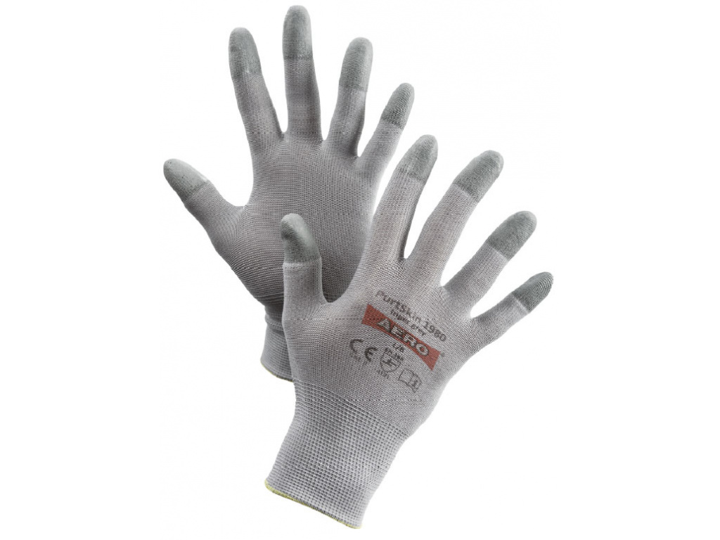 Pracovní rukavice 1980 PurtSkin finger grey