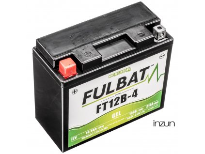 baterie 12V, FT12B-4 GEL, 12V, 10Ah, 210A, bezúdržbová GEL technologie 150x69x130 FULBAT (aktivovaná ve výrobě)