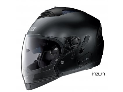 Moto helma Grex G4.2 PRO Kinetic N-Com Flat Black 22