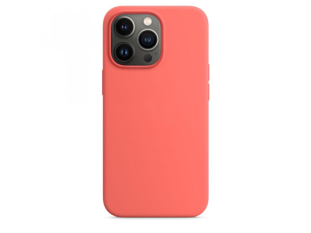 Silikonový kryt - MagSafe - iPhone 13 Pro Max - Pomelově Růžová