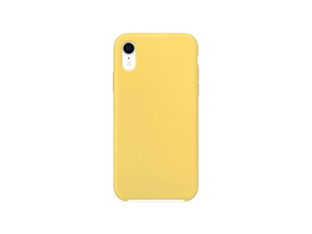 Silikonový kryt - pro iPhone XR - Žlutá