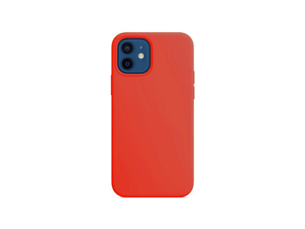 Silikonový kryt - MagSafe - iPhone 12/12 Pro - Červený
