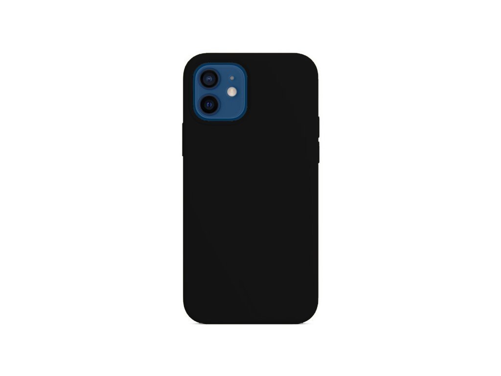 Silikonový kryt - MagSafe - iPhone 12 Mini - Černý