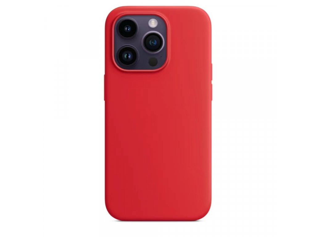 Silikonový kryt - MagSafe - iPhone 14 Pro - Červený