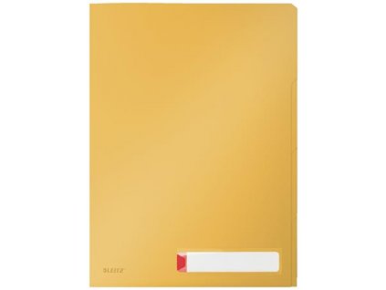 LEITZ Třídící desky Cosy A4, neprůhledný PP, 3 ks, teplá žlutá