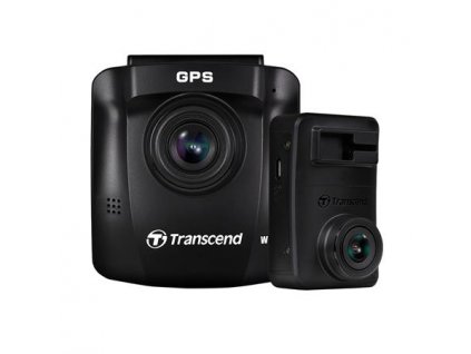 Transcend DrivePro 620 duální autokamera, Full HD 1080/1080, úhel 140/140°, 2x32 GB microSDXC,GPS, G-Senzor/Wi-Fi, černá