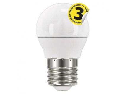 Emos LED žárovka MINI GLOBE, 6W/40W E27, CW studená bílá, 470 lm, Classisc, F