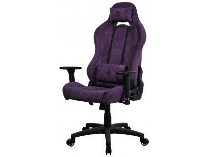AROZZI herní židle TORRETTA Soft Fabric v2/ látkový povrch/ fialová