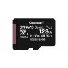 KINGSTON 128GB microSDHC CANVAS Plus Memory Card 100MB/85MBs- UHS-I class 10 Gen 3 - bez adaptéru