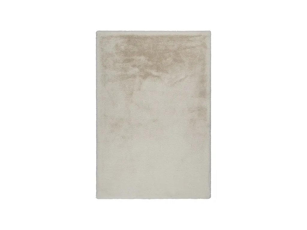 Huňatý koberec Happy / 230 x 160 cm / 100% polyester / světle béžová