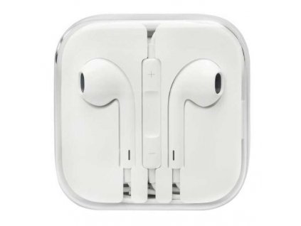 ORIGINÁLNÍ sluchátka Apple EarPods 3,5mm / MNHF2ZM/A/ bílá / POŠKOZENÝ OBAL