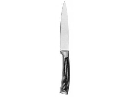 Kuchyňský nůž Bergner Harley na zeleninu z nerezové oceli / 12,5 cm / stříbrná / černá