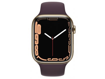 Chytré hodinky Apple Watch Series 7 / 45 mm / 32 GB / GPS + Cellular / Gold / ROZBALENO