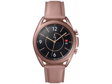 Chytré hodinky Samsung Galaxy Watch 3 / 1,2" / GPS / LTE / 41 mm / (SM-R855) / bronzová/hnědá / ZÁNOVNÍ