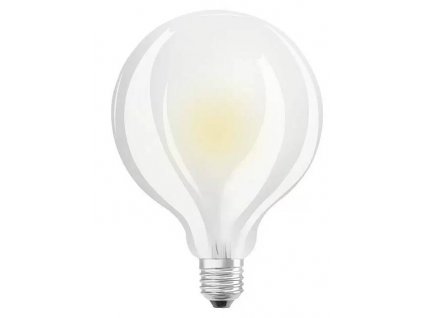 LED žárovka Osram Retrofit / E27 / 7 W / G95 / 806 lm / teplá bílá / matná