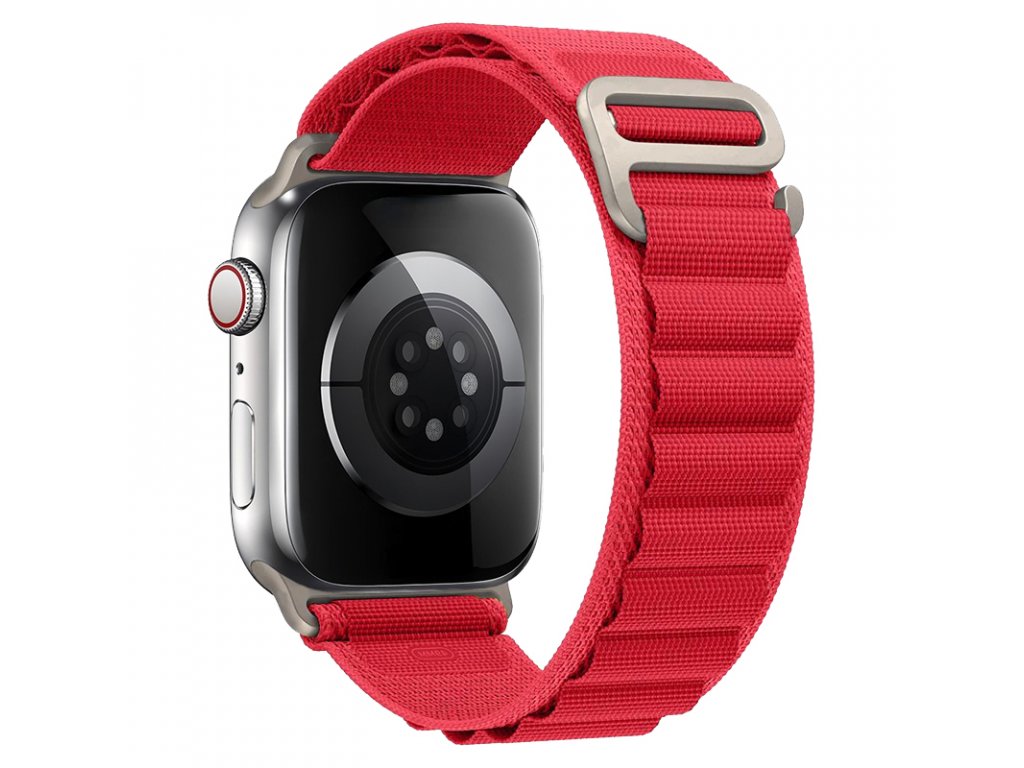 Alpský tah - řemínek na Apple Watch - Červený