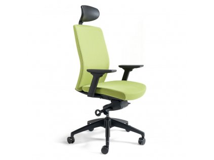 Kancelářská čalouněná židle J2 SP 203 zelená