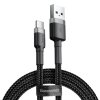 baseus cafule cable usb for type c 2a 2m grey black (1)