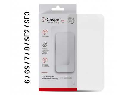 Tvrzené sklo CASPER Pro | iPhone 6, 6S, 7, 8, SE 2, SE 3