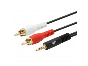TB Touch Cable 3,5mm Mini Jack -2x RCA M/M 2,5m