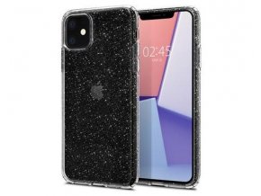 Ochranný kryt Spigen Liquid Crystal Glitter pro Apple iPhone 11 transparentní