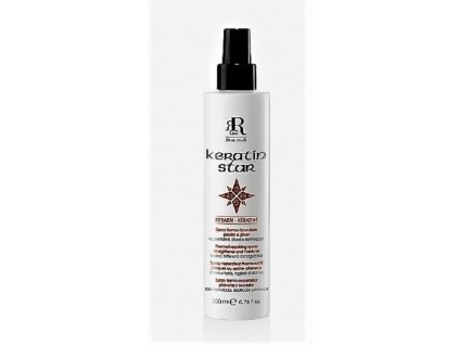 RR Line Keratin Star Thermal repairing Spray 200 ml Termo-ochranný sprej chráni vlasy pred teplom a proti krepovateniu 
