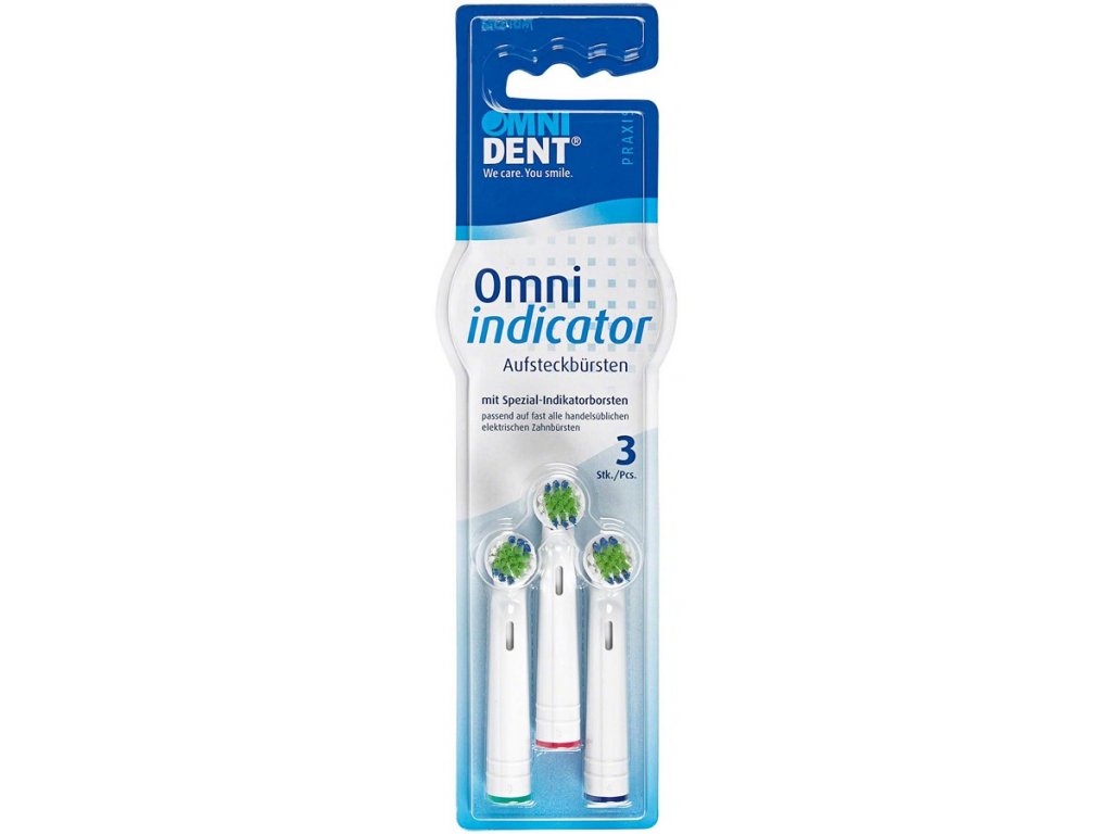 Omni Indicator - náhradní kartáčky pro Oral-B, 3ks