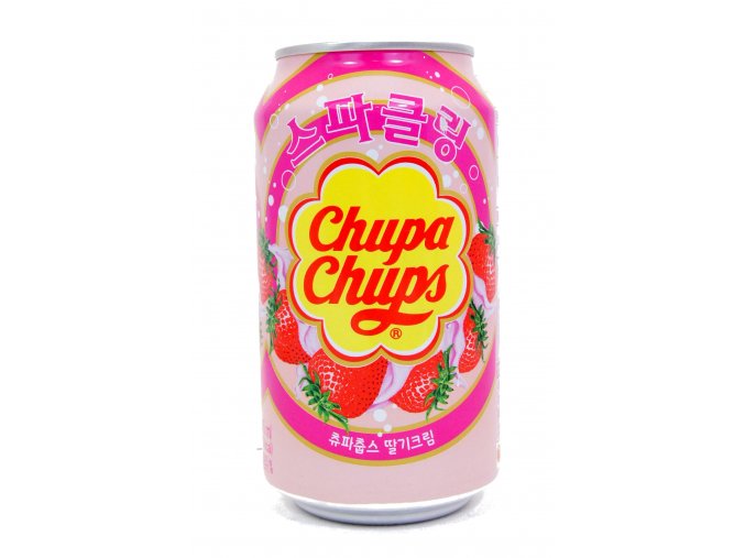 Chupa Chups Sparkling Strawberry Cream 345ml