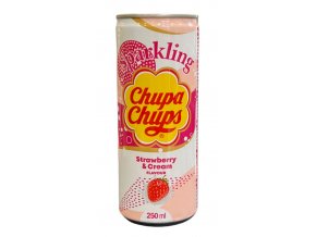 Chupa Chups Sparkling Strawberry&Cream  250ml