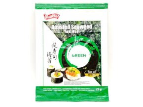 Shirakiku Roasted Seaweed (Yaki Nori) Green 10 Sheets 23g