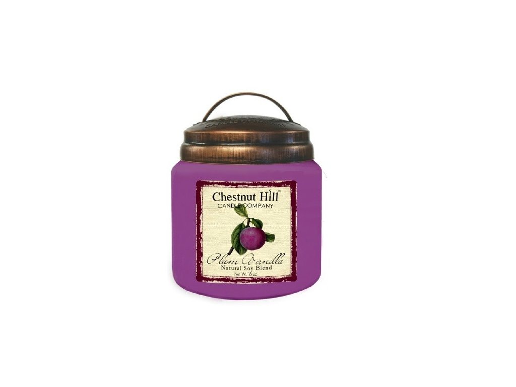 Chestnut Hill Candle svíčka Plum Vanilla - Švestka a vanilka, 454 g