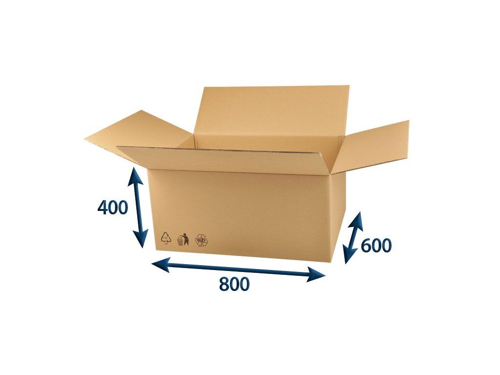 kartonova krabica 800 x 600 x 400 5vvl chlopnova
